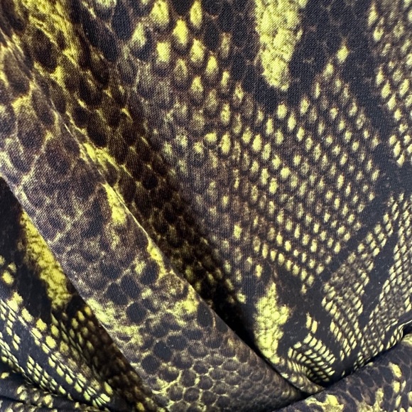 MICHAEL Michael Kors Green Snake Print Dress - Picture 5 of 5